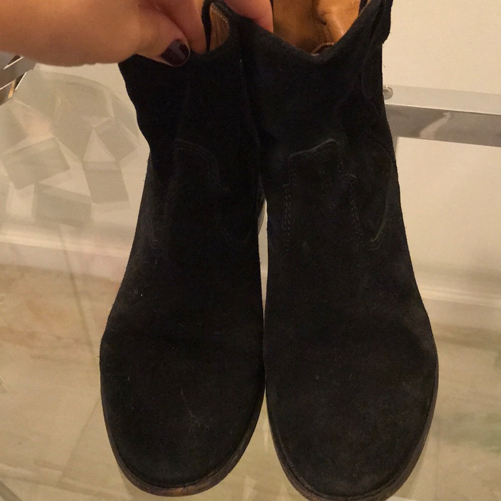 Isabel Marant Chrissy black suede boots